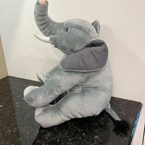 Elephant 15" Plush Love Planet Earth BBC Stuffed Animal Blue Eye - Picture 2 of 9